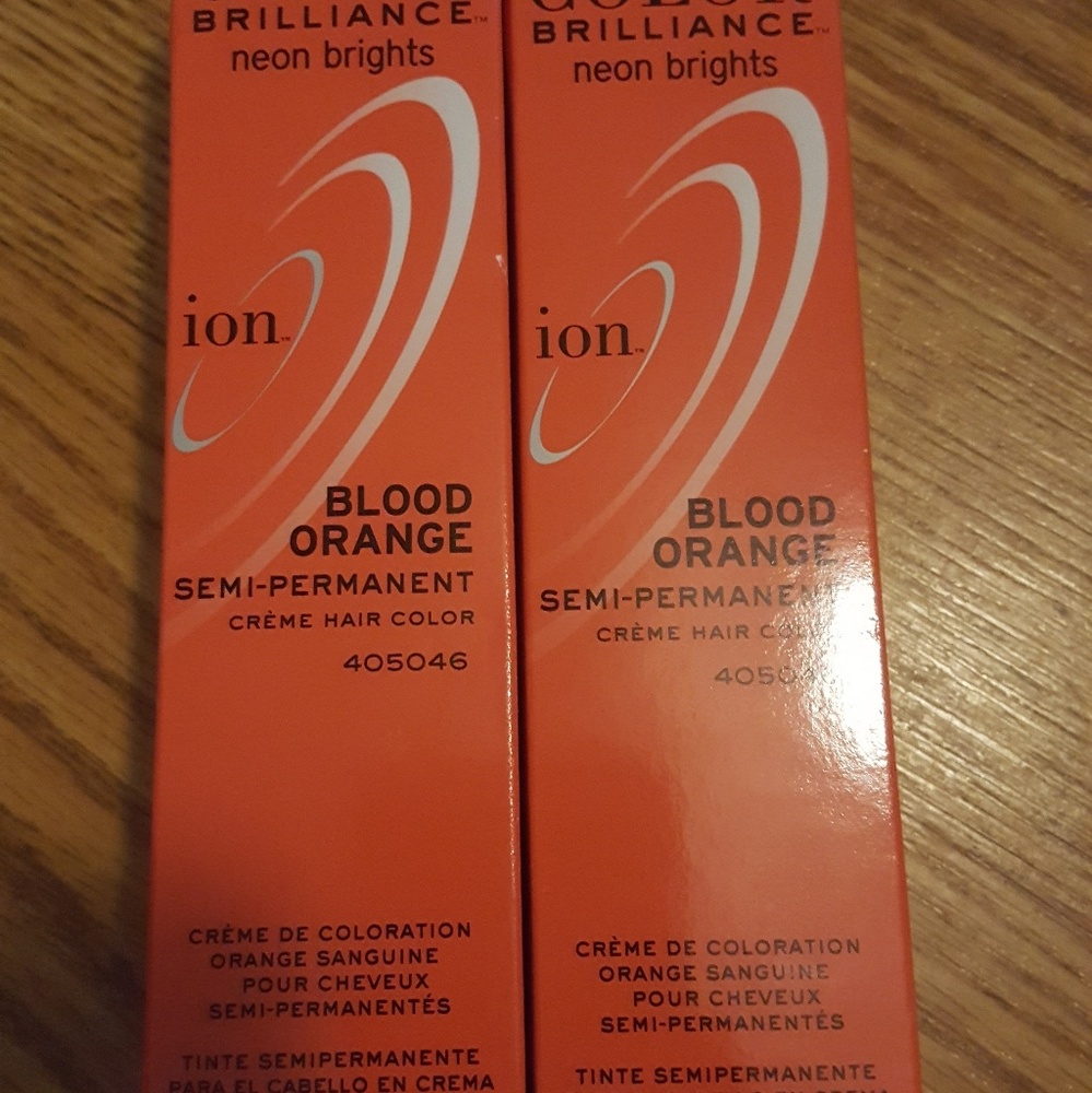 Ion color brilliance blood orange hair color